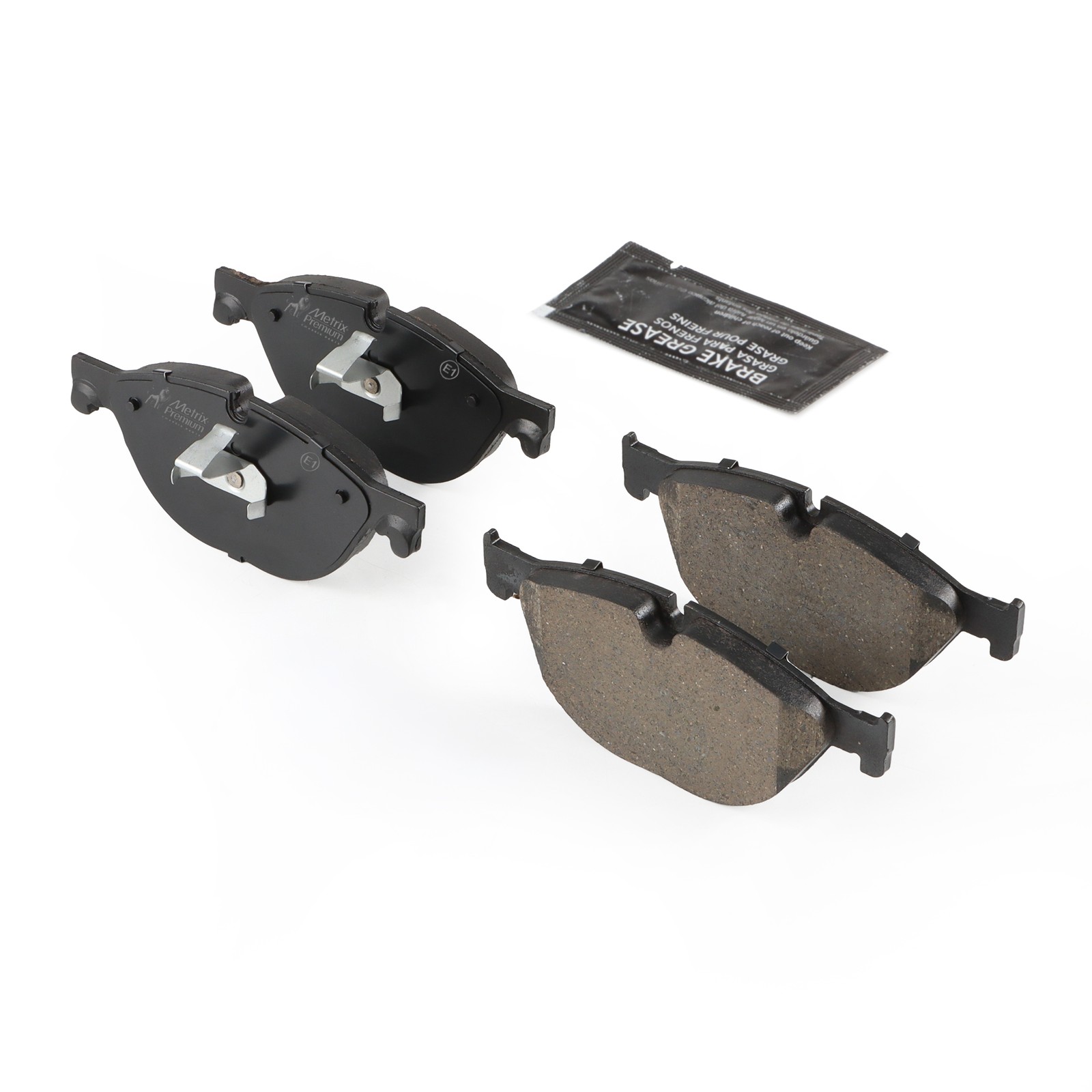 Front Ceramic Disc Brake Pad Set for 2012-2013 BMW 528i 2006-2009 Bentley Arnage