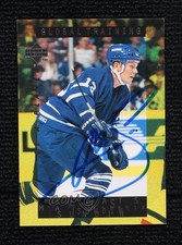 1995-96 Upper Deck Be a Player Auto Mats Sundin #S203 Auto HOF dk8