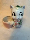 Vintage Shawnee Pottery ceramic pig planter, "Happy Pig" or "Porky Pig" design.