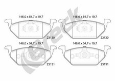 BRECK Bremsbeläge Satz Vorne Bremsklötze für VW Golf IV Schrägheck (1J1) 23130