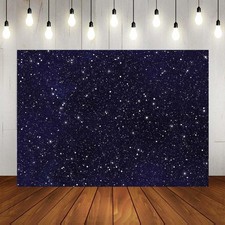 Night Sky Galaxy Stars Photography Backdrop 5x3ft Boy 1st Birthday Baby Shower