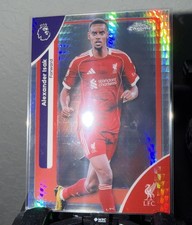 2026 Topps Chrome Premier League Liverpool Alexander Isak Prism SP Refractor