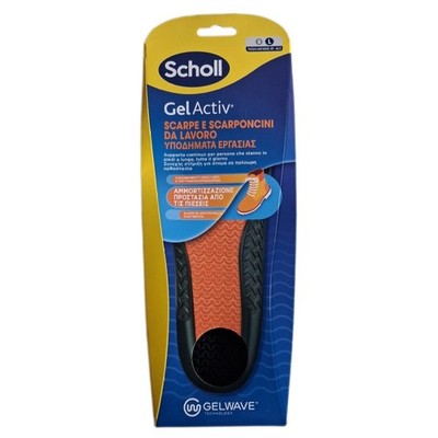 Scholl GelActiv Einlegesohlen und Arbeitsschuhe, Einlegesohlen mit dämpfender Ge