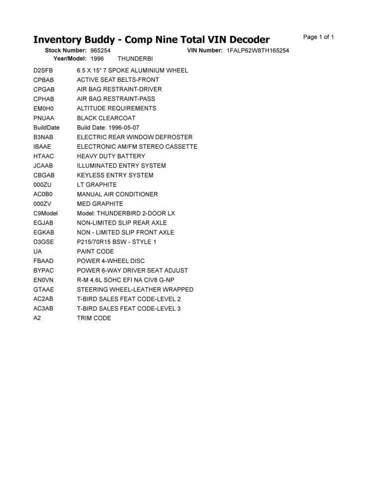 Driver Left Caliper Rear Fits 93-98 LINCOLN MARK SERIES 378248 - Image 3 of 4