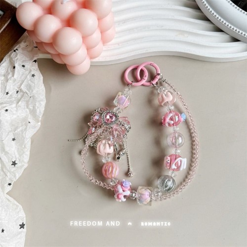 Crystal Mobile Phone Strap Colorful Phone Charm Rope Fashion Phone Lanyard - Photo 5 sur 19