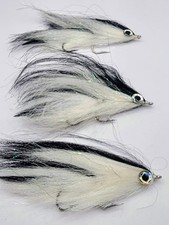  Deceiver Saltwater 5" Flies Tandem Hook Striper Tarpon Snook  Musky Lot of 3 