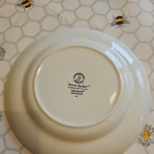 Wedgwood Peter Rabbit For Your Christening Cereal Bowl-Mug-Plate Set - Picture 6 of 9