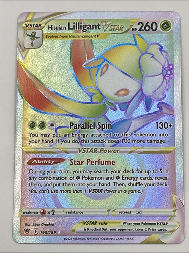 Hisuian Lilligant VStar 190/189 Pokémon TCG: SWSH10 Astral Radiance Secret Rare