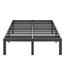 COMASACH Full Size Bed Frame 16 Inch Tall Heavy Duty Metal Platform Bed Frame,