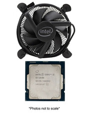 Intel Core i3-10100 CPU  Intel Fan  4-Core 8-Thread  3.6  4.3GHz  LGA1200