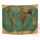 1Pc Household Tapestry Creative World Map Pattern Bedroom Tapestry Fashion