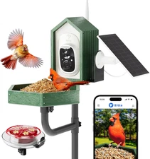 by Titto Solar Smart Bird Feeder with Camera, Bird Feeder Camera with AI Identif