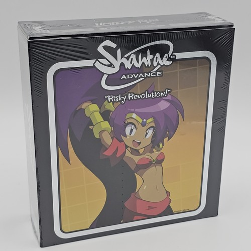 Shantae Risky Revolution Gameboy Advance Collector's Edition Gold Cartridge LRG