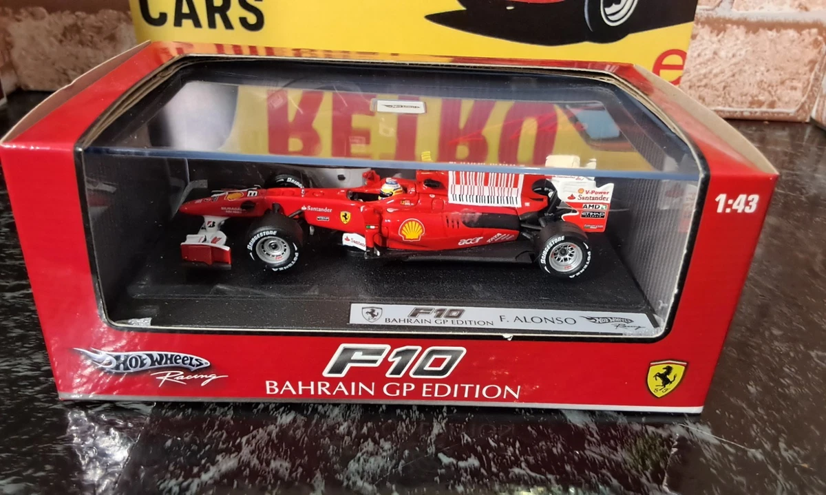 ミニカー HOT WHEELS F10 F.ALONSO HOT WHEELS F10 F.ALONSOフィギュア Hot Wheels Racing Fernando