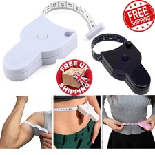 Self-Tightening Body Measuring Tape 150cm/60" Tailor Dressmaking Sewing Ruler UK