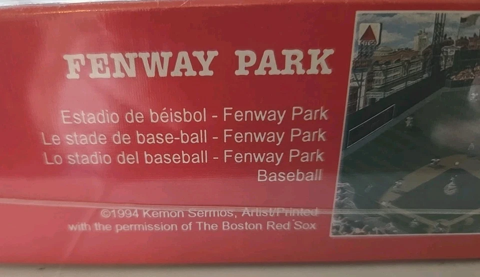 Boston Red Sox F.X. Schmid 1000 pc Puzzle Baseball MLB Fenway Park 20" X 27" NEW - Image 4 of 4