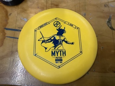Infinite disc D-Blend Myth 173 gram golf disc Run 8 stamp