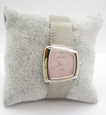 Women Nine West Diamond Quartz WR Analog 25mm Watch I40 "New Battery"