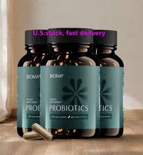 3 Pack BIOMA Probiotics Digestive Health Gut Support for Men  Women 180 Caps