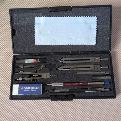 Drapas Drafting Set Mechanical Pencil Compass Protractor