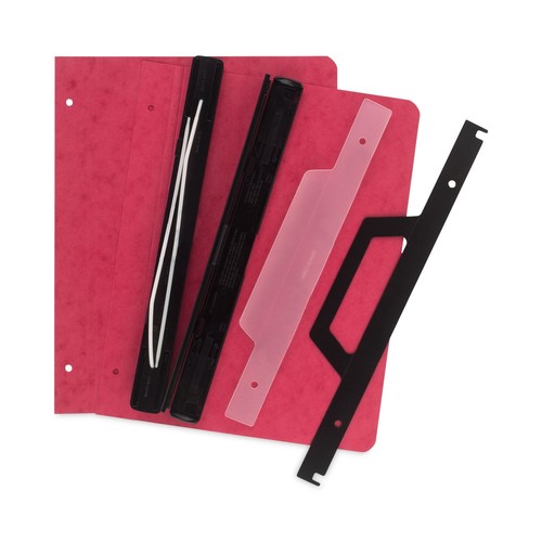 ACCO 55261 11" x 8.5" 6" Cap 2 Posts Expandable Hanging Data Binder - Red New - Picture 5 of 7