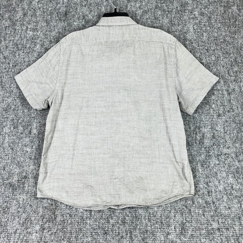 Banana Republic Oxford Untucked Fit Shirt L Everyday Preppy Lounge Soft Wash - Picture 2 of 9