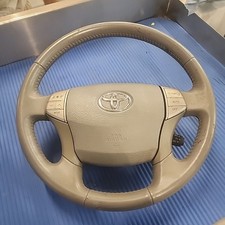 2005-09 TOYOTA AVALON STEERING WHEEL W/ SWITCHES GRAY LEATHER OEM COMPLETE!