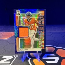 Panini Donruss RJ Harvey #RPJ-RHY Broncos Rookie Phenom Jerseys Prizm NFL 2025