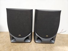 JVC SP D301 Bookshelf Speakers 60 W Black Pair Tested Clean Nice