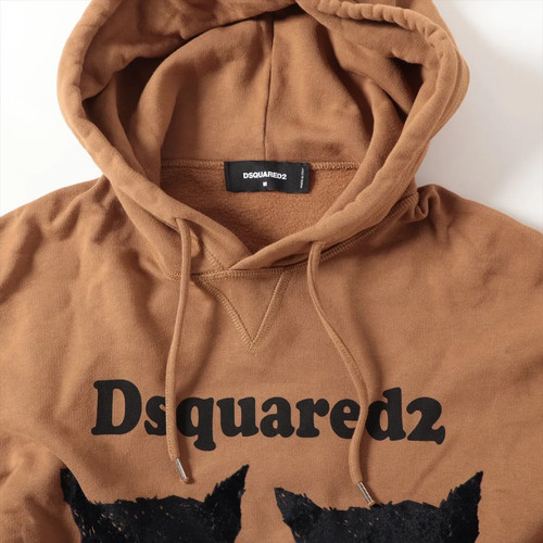 Dsquared² Cotton Hoodie M Men's Brown S71GU0482 MIAO2 - Picture 3 of 6