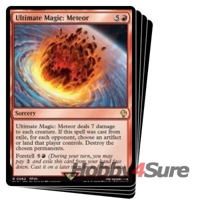 Ultimate Magic: Meteor X4 M/NM Magic: The Gathering MTG Final Fantasy Commander