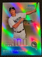 2010 Bowman Chrome Mike Stanton /499 Topps 100 Rookie Refractor #TPC5 Giancarlo 
