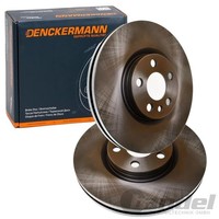 2X Denckermann Bremsscheiben 285Mm BelÜFtet Vorne Passend FüR CitroËN C8 Jumpy F