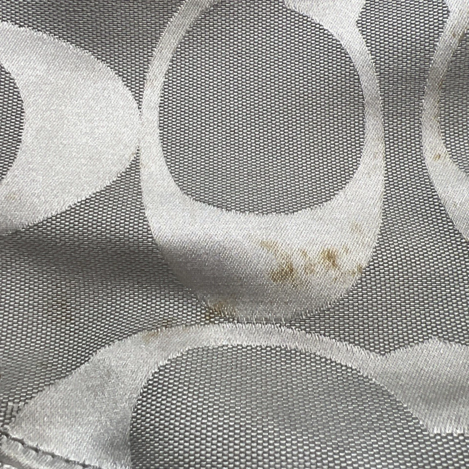 Bolso de Hombro Coach Signature Hobo Cartera Cuero Gris Borde Hebilla Foto 4 de 4