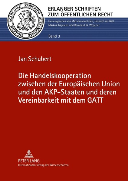 Jan Schubert | Die Handelskooperation Zwischen Der EuropäIschen Union Und Den...-image