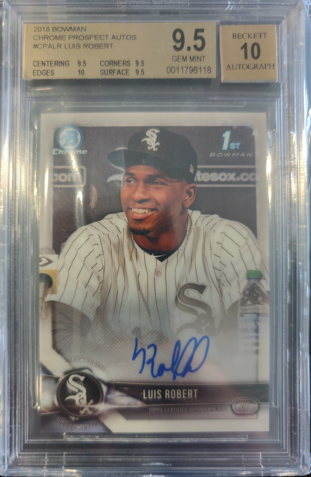 Luis Robert Jr. 2018 Bowman #CPA-LR Chrome Prospect Auto (1st