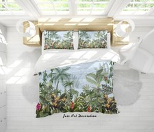 3D Tropical Jungle Quilt Cover Set Duvet Cover Bedding Pillowcases