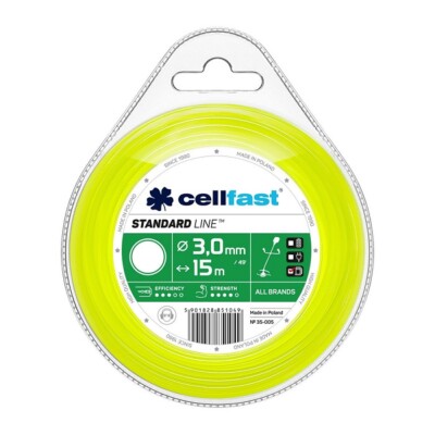 5901828851049 ŻYŁKA DO WYKASZARKI OKRĄGŁA 3.0MM 15M CELL-FAST