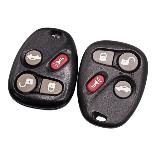 2X Pair Genuine OEM 2003-2007 Cadillac CTS Keyless Remote Key Fobs Memory #1 & 2 - Picture 4 of 7