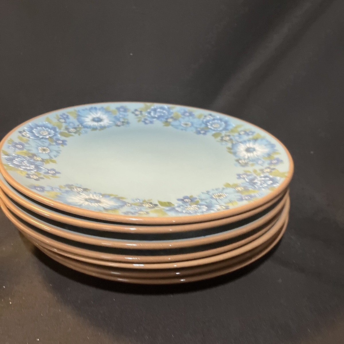 taylor smith taylor 70s design azura set of 7 dinner plates10.5 in