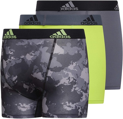 adidas 254688 Boys' Performance Boxer Briefs 3-Pack Underwear Size Small - Picture 2 of 2