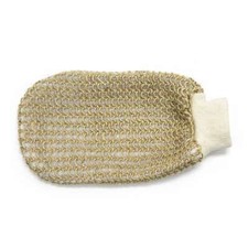 NEW FE Jute Weave Bath Mitten Exfoliating Spa Glove