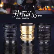 Petzval 55mm F/1.7 MKII Rotary Focus Full Frame Art Lens for Canon Nikon Sony 