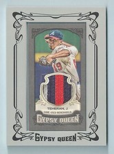 JULIO TEHERAN 2014 GYPSY QUEEN 3 COLOR PATCH /5 BRAVES
