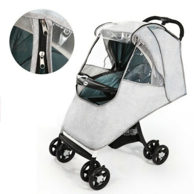 Universal Stroller Rain Covers Skylight Watertight Baby Buggy