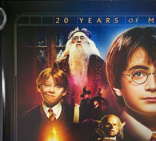 Harry Potter 20'th Anniversary RR Original Quad Movie Film Cinema Poster 2021 - Picture 2 of 8