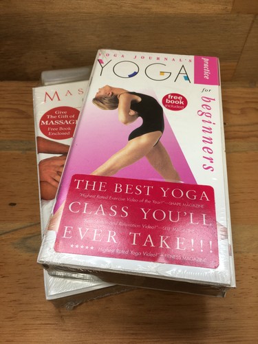 Healing Arts SEALED VHS Yoga Journal Patricia Walden & Massage Shari Belafonte - Picture 3 of 8