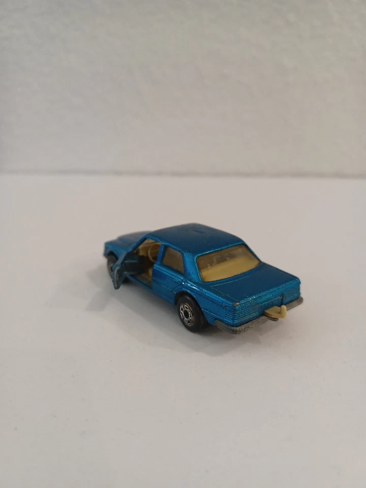 火柴盒 #56 1979 梅赛德斯 450 SEL 蓝色莱斯尼英国制造 — 第 3/4 张图片