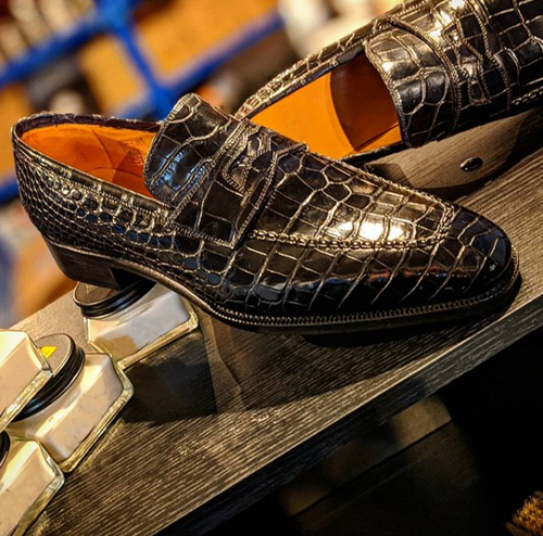 Handmade Men dark Brown Moccasin Dress 