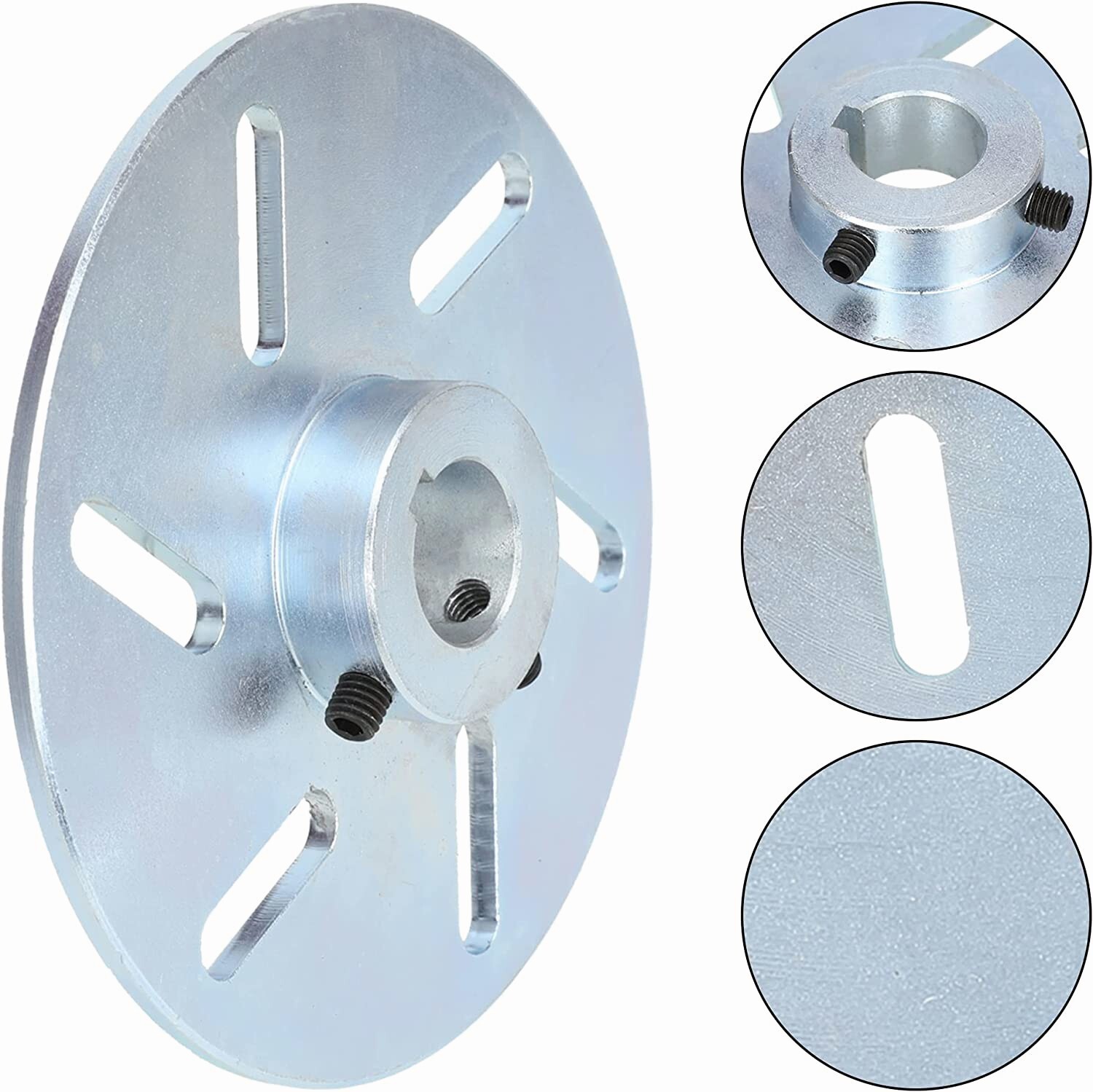 6" Mechanical Brake Disc 1" Bore 1/4" Keyway for Manco 9598 9597